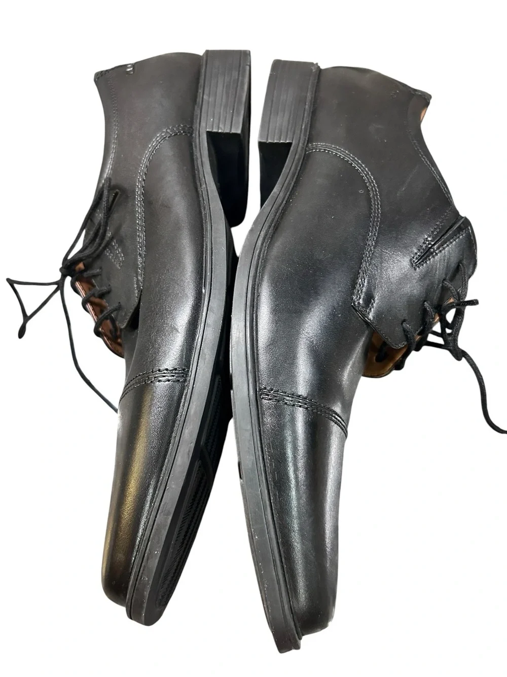 Men’s Clarks Collection Black Cap Toe Oxford Dress Shoes Size 13